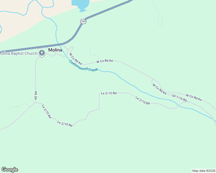 map of restaurants, bars, coffee shops, grocery stores, and more near 53554 Le 1/4 Road in Molina