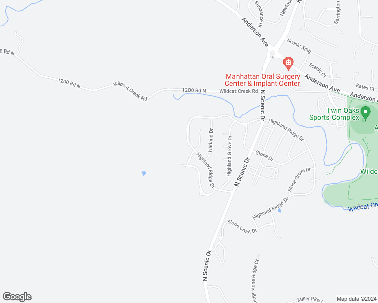 map of restaurants, bars, coffee shops, grocery stores, and more near 429 Haventon Drive in Manhattan
