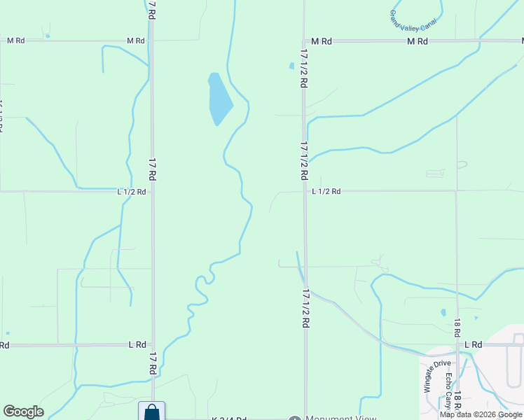 map of restaurants, bars, coffee shops, grocery stores, and more near 1235 17 1/2 Road in Fruita