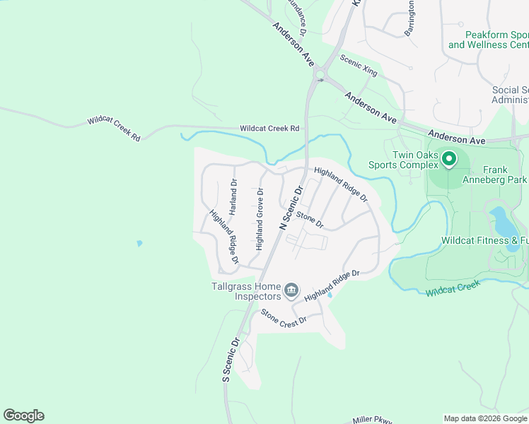 map of restaurants, bars, coffee shops, grocery stores, and more near 400 Highland Grove Drive in Manhattan
