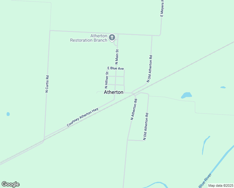map of restaurants, bars, coffee shops, grocery stores, and more near 4607 North Main Street in Independence