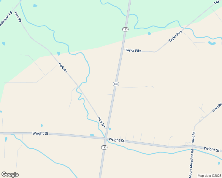 map of restaurants, bars, coffee shops, grocery stores, and more near 5980 Ohio 133 in Goshen