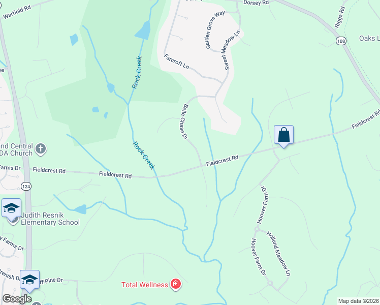 map of restaurants, bars, coffee shops, grocery stores, and more near 19900 Belle Chase Drive in Gaithersburg