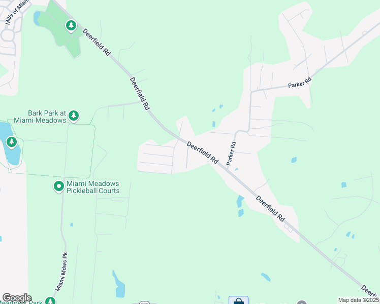 map of restaurants, bars, coffee shops, grocery stores, and more near 5869 Deerfield Road in Milford