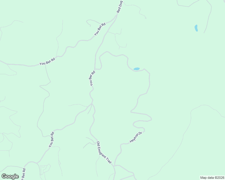 map of restaurants, bars, coffee shops, grocery stores, and more near 18768 You Bet Road in Grass Valley