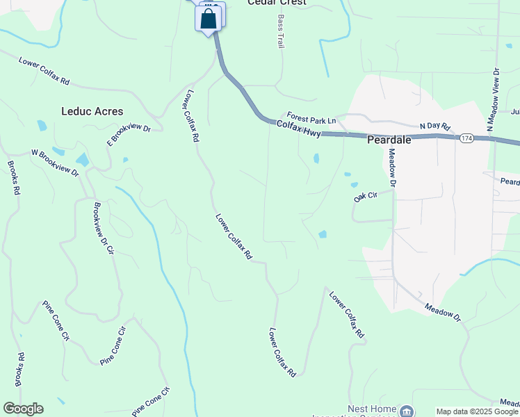 map of restaurants, bars, coffee shops, grocery stores, and more near 13920 Edgewood Drive in Grass Valley