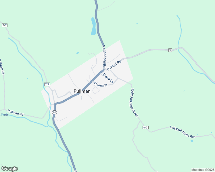 map of restaurants, bars, coffee shops, grocery stores, and more near 136 Church Street in Pullman