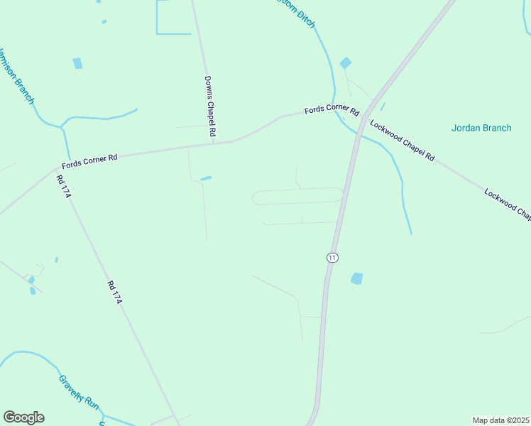 map of restaurants, bars, coffee shops, grocery stores, and more near 240 Daughters Lane in Hartly