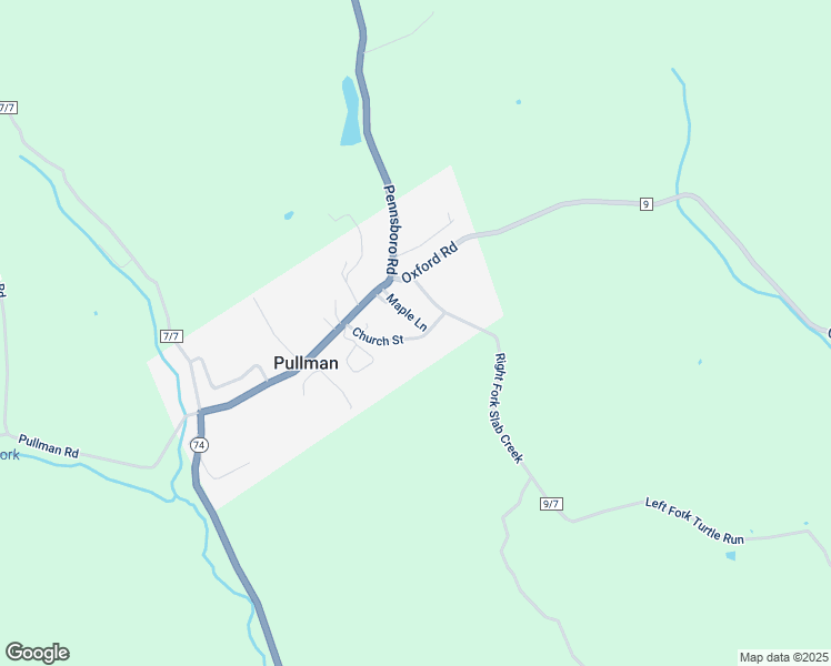 map of restaurants, bars, coffee shops, grocery stores, and more near 136 Church Street in Pullman