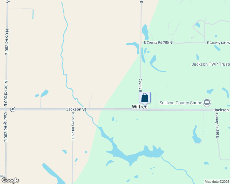map of restaurants, bars, coffee shops, grocery stores, and more near 2769 Indiana 48 in Shelburn