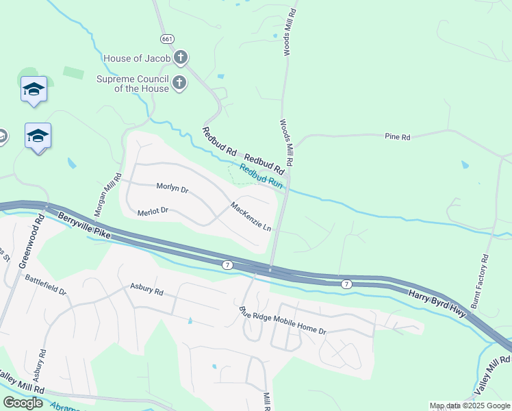 map of restaurants, bars, coffee shops, grocery stores, and more near 215 Kemper Court in Stephenson