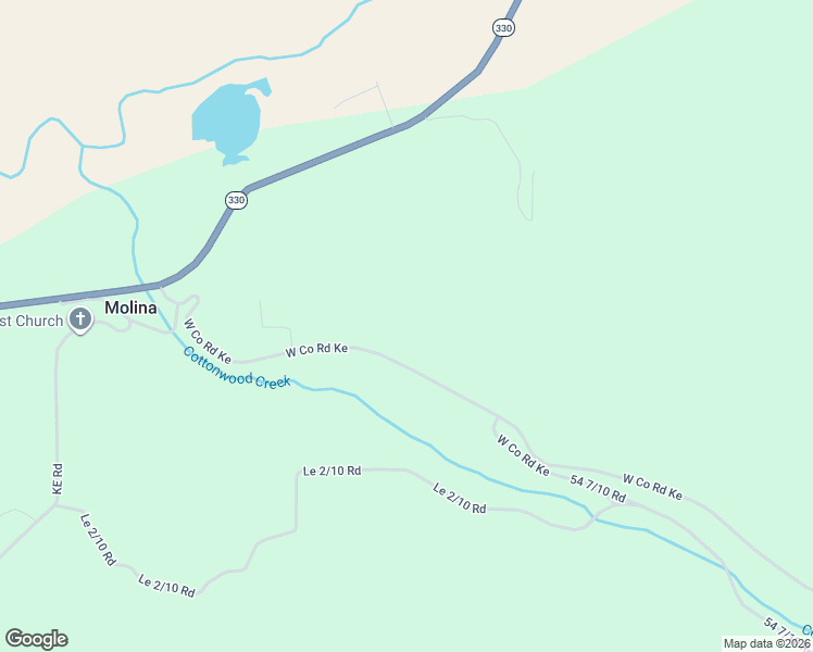 map of restaurants, bars, coffee shops, grocery stores, and more near 12471 54 7/10 Road in Collbran