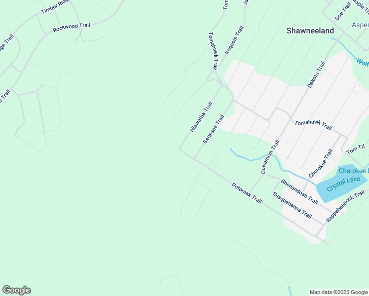 map of restaurants, bars, coffee shops, grocery stores, and more near 143 Hiawatha Trail in Winchester