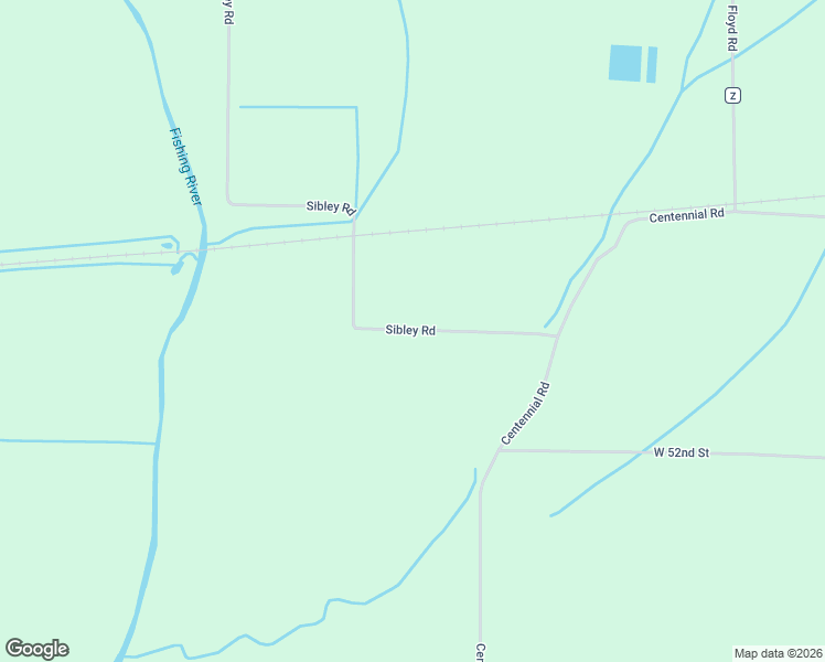 map of restaurants, bars, coffee shops, grocery stores, and more near Sibley Road in Orrick