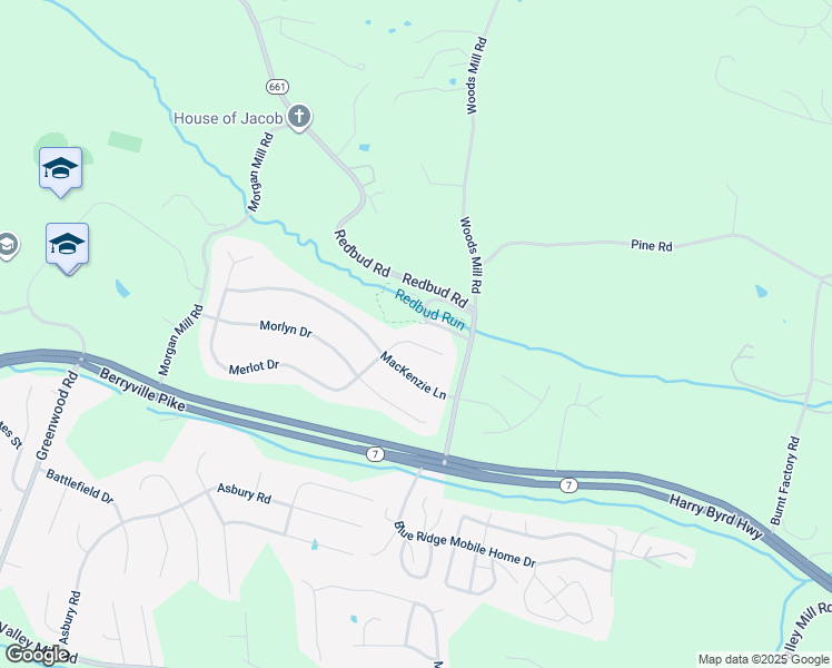 map of restaurants, bars, coffee shops, grocery stores, and more near 211 Kemper Court in Stephenson