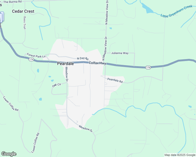 map of restaurants, bars, coffee shops, grocery stores, and more near 13722 Meadow View Drive in Grass Valley