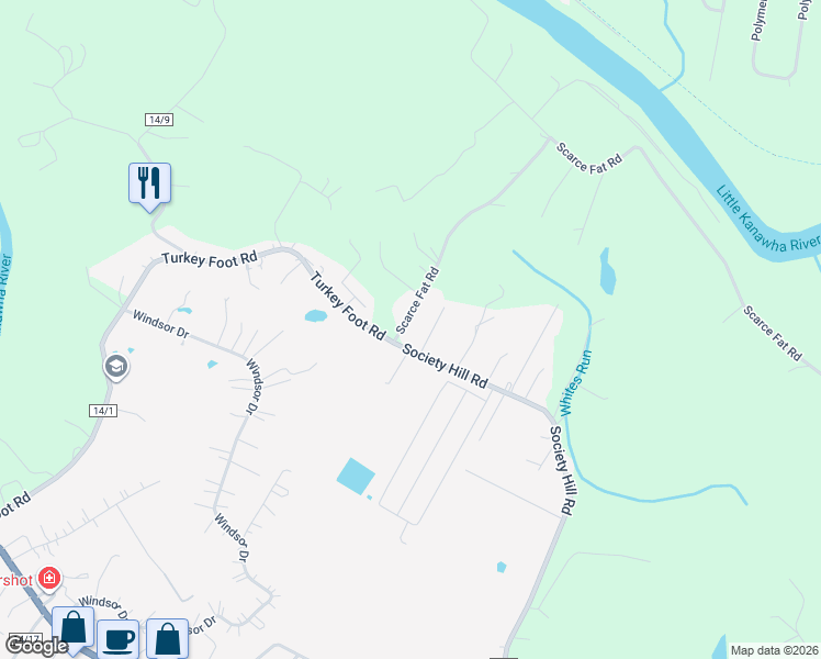 map of restaurants, bars, coffee shops, grocery stores, and more near 1 Dogwood Estates in Mineralwells