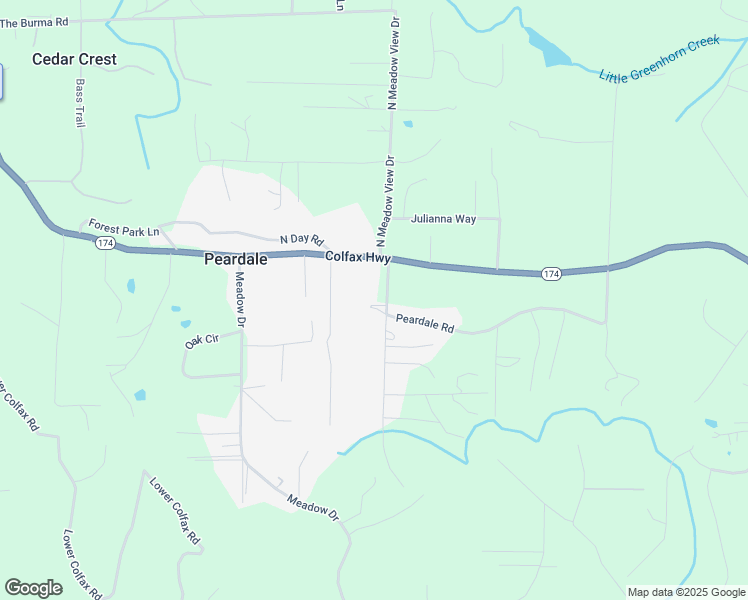 map of restaurants, bars, coffee shops, grocery stores, and more near 13684 Meadow View Drive in Grass Valley