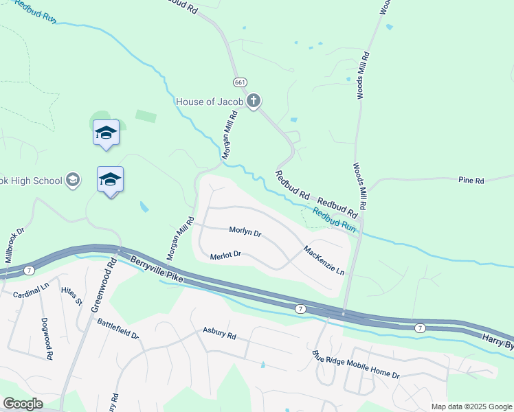 map of restaurants, bars, coffee shops, grocery stores, and more near 228 MacKenzie Lane in Winchester
