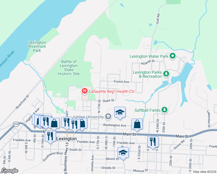 map of restaurants, bars, coffee shops, grocery stores, and more near 1817 Taylor in Lexington