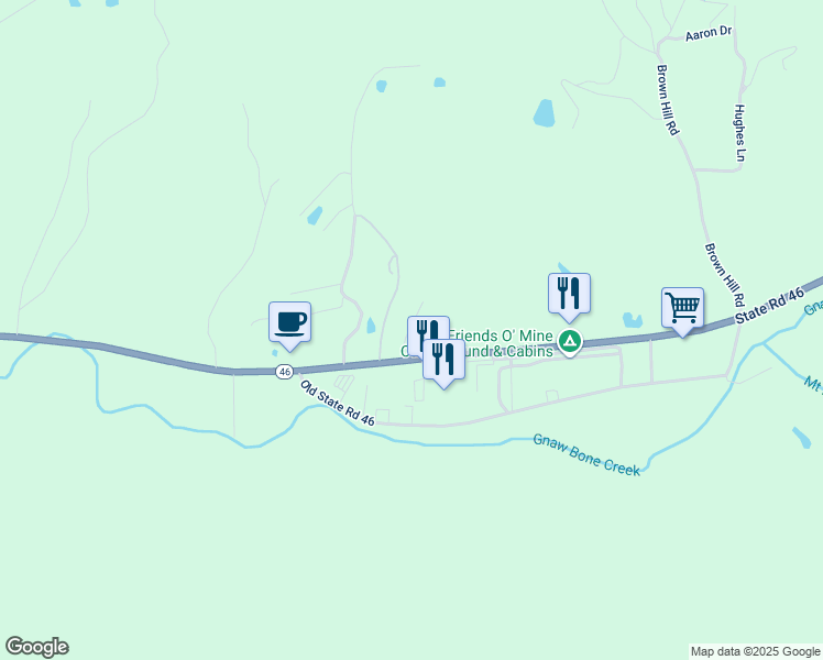 map of restaurants, bars, coffee shops, grocery stores, and more near 184 Forest Hills Drive in Nashville