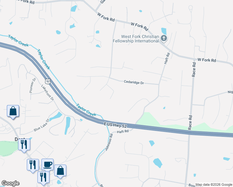 map of restaurants, bars, coffee shops, grocery stores, and more near 5418 Cherry Bend Drive in Cincinnati