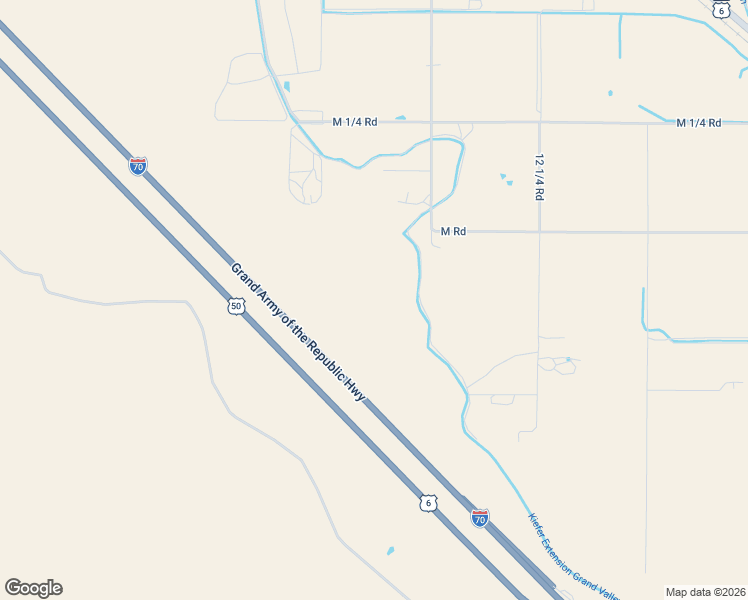 map of restaurants, bars, coffee shops, grocery stores, and more near Interstate 70 in Loma
