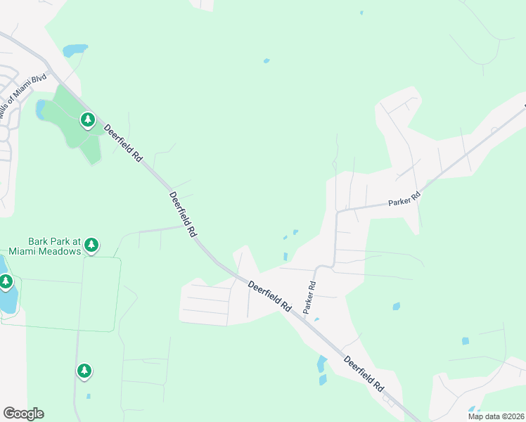 map of restaurants, bars, coffee shops, grocery stores, and more near 5880 Deerfield Road in Milford