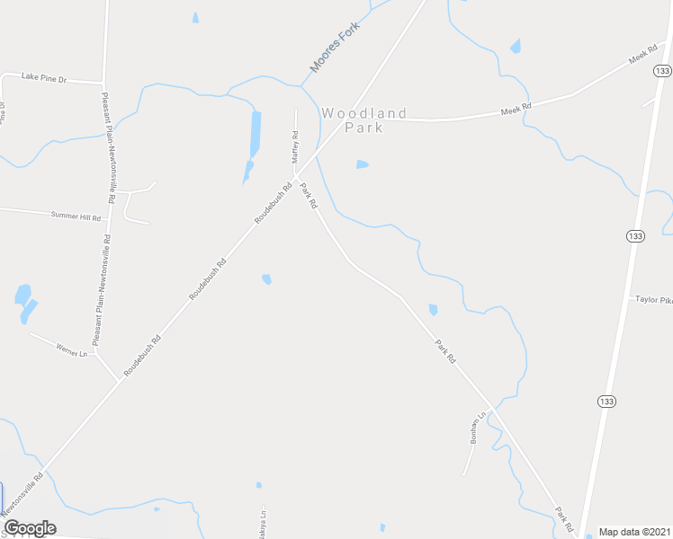 map of restaurants, bars, coffee shops, grocery stores, and more near 3015 Park Road in Goshen