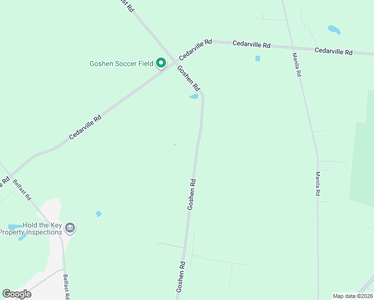 map of restaurants, bars, coffee shops, grocery stores, and more near 6151 Goshen Road in Goshen