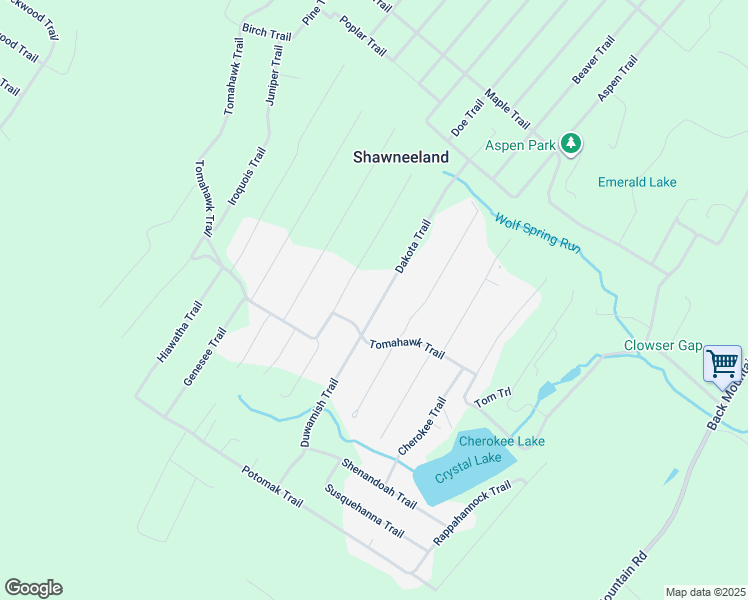 map of restaurants, bars, coffee shops, grocery stores, and more near 107 Lakota Street in Winchester
