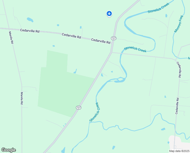 map of restaurants, bars, coffee shops, grocery stores, and more near 6210 Ohio 727 in Goshen