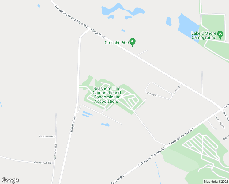 map of restaurants, bars, coffee shops, grocery stores, and more near 242 Canterbury Lane in Ocean View