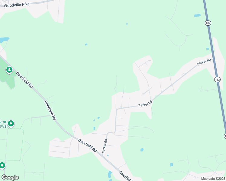 map of restaurants, bars, coffee shops, grocery stores, and more near 1777 Parker Road in Milford