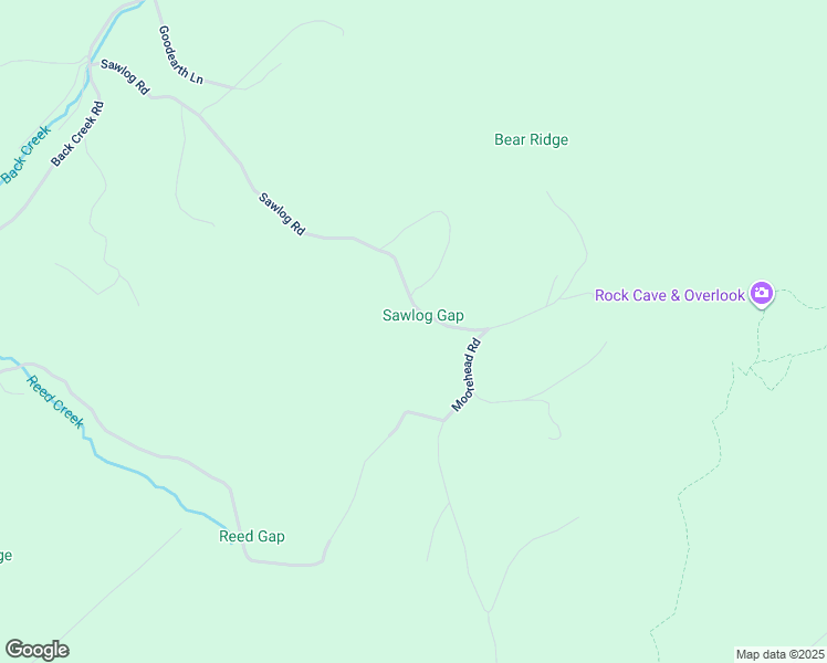 map of restaurants, bars, coffee shops, grocery stores, and more near 580 Sawlog Road in Gore