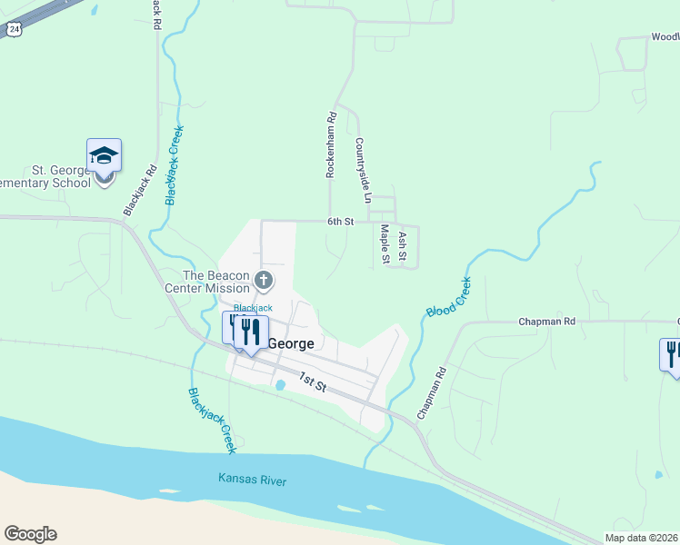 map of restaurants, bars, coffee shops, grocery stores, and more near 135 Turkey Ridge Drive in Saint George