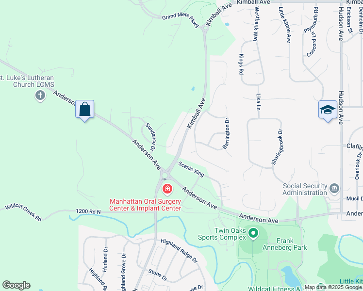 map of restaurants, bars, coffee shops, grocery stores, and more near 4910 Kimball Avenue in Manhattan