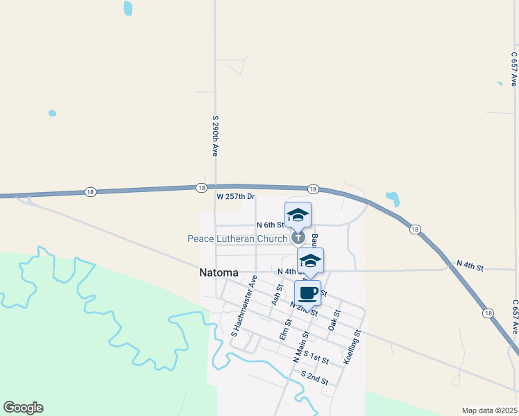 map of restaurants, bars, coffee shops, grocery stores, and more near 854-898 North 6th Street in Natoma