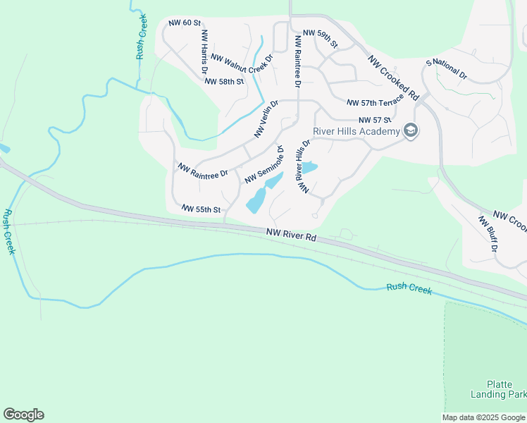 map of restaurants, bars, coffee shops, grocery stores, and more near 5516 Northwest Homer White Road in Kansas City