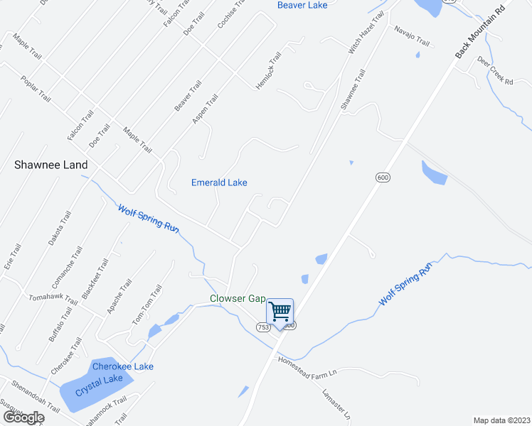 map of restaurants, bars, coffee shops, grocery stores, and more near 612 Mohawk Trail in Winchester