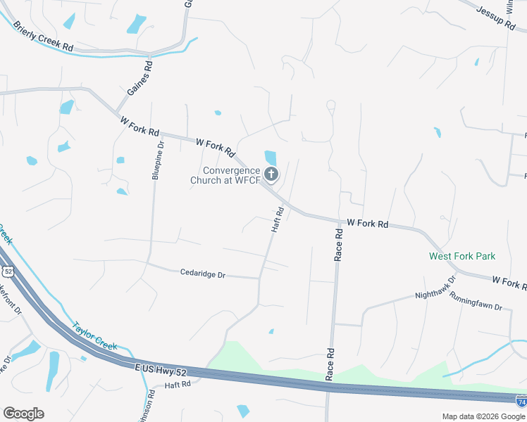 map of restaurants, bars, coffee shops, grocery stores, and more near 5617 West Fork Road in Cincinnati