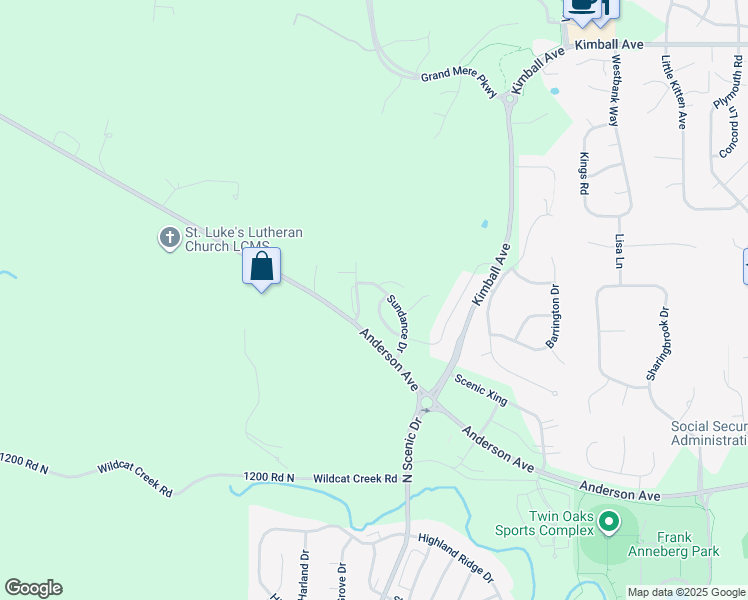 map of restaurants, bars, coffee shops, grocery stores, and more near 1325 Newfoundland Drive in Manhattan