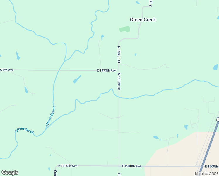 map of restaurants, bars, coffee shops, grocery stores, and more near 14959 East 1975th Avenue in Effingham