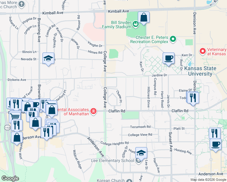 map of restaurants, bars, coffee shops, grocery stores, and more near 1430 Watson Place in Manhattan