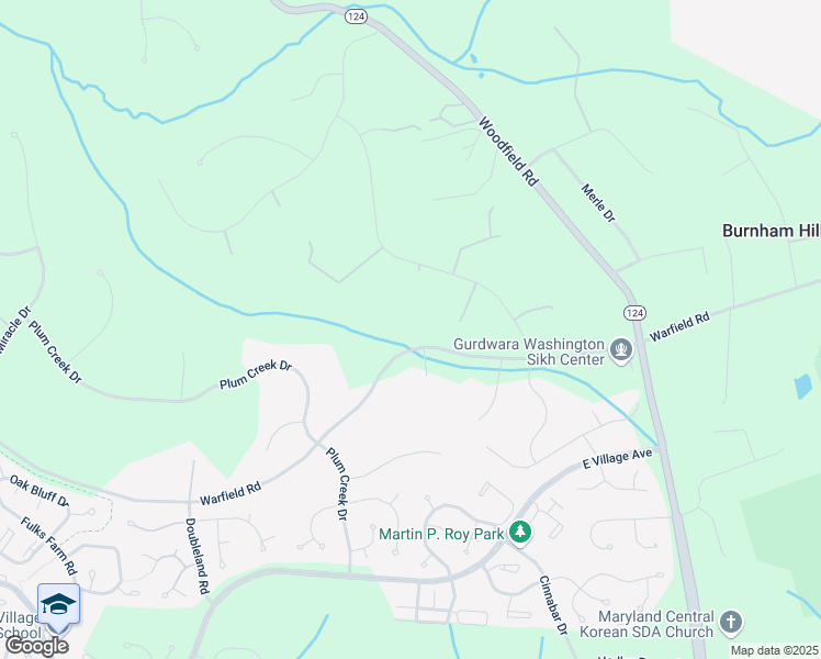 map of restaurants, bars, coffee shops, grocery stores, and more near 7901 Warfield Road in Gaithersburg