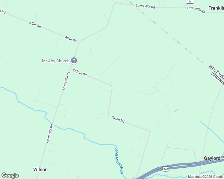 map of restaurants, bars, coffee shops, grocery stores, and more near 1125 Clifton Road in Berryville