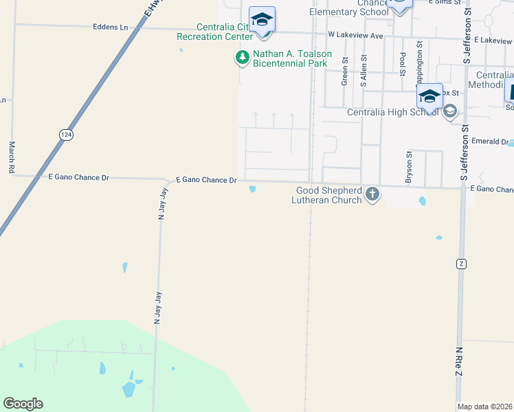 map of restaurants, bars, coffee shops, grocery stores, and more near in Centralia
