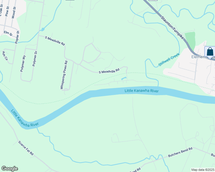 map of restaurants, bars, coffee shops, grocery stores, and more near 38 Wilderness Valley Rd in Wood