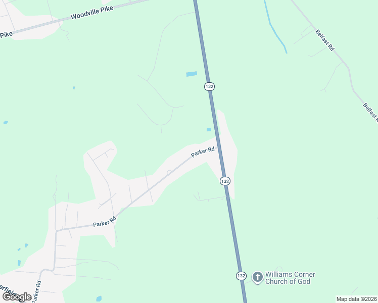 map of restaurants, bars, coffee shops, grocery stores, and more near 1931 Parker Road in Goshen