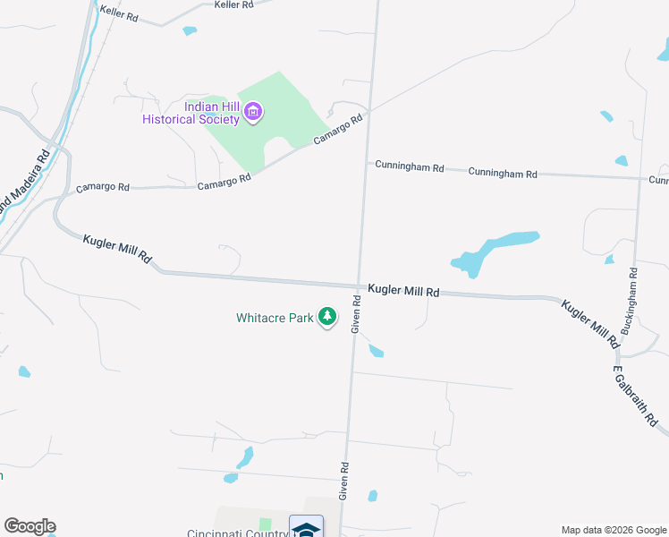 map of restaurants, bars, coffee shops, grocery stores, and more near 8700 Kugler Mill Road in Cincinnati